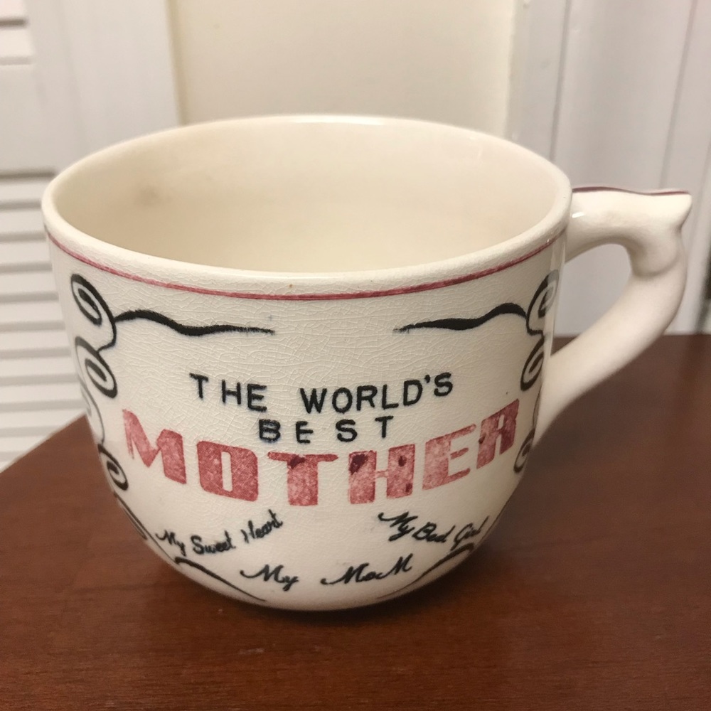 Vintage Lefton Mug Cup Rare Mom